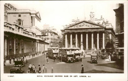 11474651 London Royal Exchange Showing Bank Autobus - Andere & Zonder Classificatie