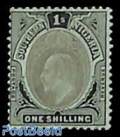 Nigeria 1907 South Nigeria, 1sh, WM Mult. Crown-CA, Stamp Out Of Set, Unused (hinged) - Other & Unclassified