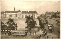 11474626 London County Hall Westminster Bridge Strassenbahn - Andere & Zonder Classificatie