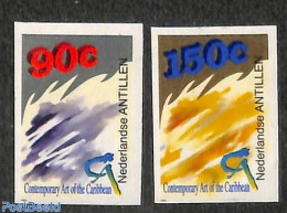Netherlands Antilles 1993 Culture 2v, Imperforated, Mint NH - Sonstige & Ohne Zuordnung