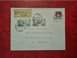 LETTRE RECOMMANDE TOULON ST JEAN 1966 - Sonstige & Ohne Zuordnung