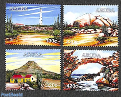 Aruba 2022 Landscapes 4v, Mint NH, Various - Lighthouses & Safety At Sea - Lighthouses