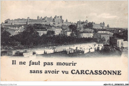 AGHP2-0121-11 - CARCASSONNE - Il Ne Faut Pas Mourir Sans Avoir Vu Carcassonne - Carcassonne