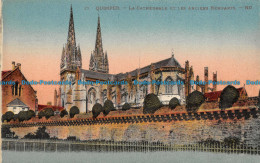 R076245 Quimper. La Cathedrale Et Les Anciens Remparts. ND. Levy Et Neurdein Reu - World