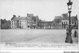 AGIP6-59-0457 - HAZEBROUCK - Les Ruines De La Grande Guerre - Maisons Bombardées Sur La Grande Place  - Hazebrouck