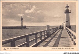 AGIP5-59-0379 - DUNKERQUE - La Nouvelle Jetée Et Le Nouveau Phare  - Dunkerque