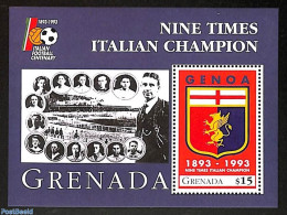 Grenada 1993 Italian Football S/s, Mint NH, Sport - Football - Andere & Zonder Classificatie