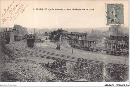 AGIP4-59-0264 - FOURMIES - Après Guerre - Vue Générale De La Gare  - Fourmies