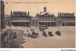 AGIP3-59-0221 - DUNKERQUE - La Gare Du Chemin De Fer Du Nord  - Dunkerque