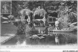 AGIP1-59-0034 - LILLE - Le Jardin Vauban - La Grotte Et Le Lac  - Lille