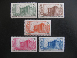 A). Nouvelle-Calédonie:  TB Série N°175 Au N° 179, Neufs X  . - Unused Stamps