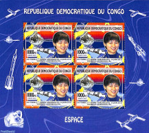 Congo Dem. Republic, (zaire) 2013 Chinese Space Exploration M/s, Mint NH, Transport - Space Exploration - Other & Unclassified