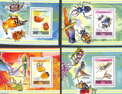 Congo Dem. Republic, (zaire) 2013 Insects 4 S/s, Mint NH, Nature - Insects - Andere & Zonder Classificatie