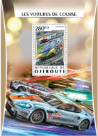 Djibouti 2016 Racing Cars, Mint NH, Sport - Transport - Autosports - Automobiles - Auto's