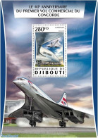 Djibouti 2016 Concorde, Mint NH, Transport - Concorde - Aircraft & Aviation - Concorde