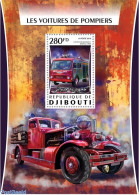 Djibouti 2016 Fire Engines, Mint NH, Transport - Automobiles - Fire Fighters & Prevention - Coches