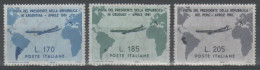 ITALIA 1961 - Gronchi 3 V. ** - 1961-70: Mint/hinged