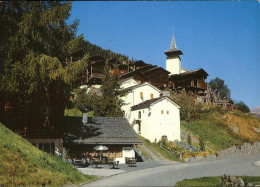 11466894 Grimentz Ortsansicht Mit Kirche Gasthaus Restaurant Grimentz - Sonstige & Ohne Zuordnung