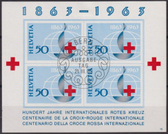 1963 Rotes Kreuz Block ⵙ Zum: W40, Mi: Bl.19, Drucknummer 15 - Used Stamps