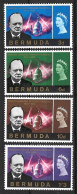 BERMUDA......QUEEN ELIZABETH ..II..(1952-22.)....." 1966.."....OMNIBUS.....CHURCHILL , SET OF 4......MNH.... - Bermuda