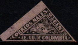 COLOMBIE 1870 O PLI-CREASE - Colombie