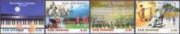 San Marino 2010 Great Masters Of Art Chopin Kurosawa Mahler Twain Set Of 4 Stamps MNH - Ongebruikt