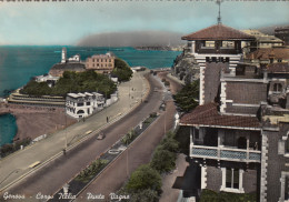 GENOVA-CORSO ITALIA-PUNTA VAGNO-CARTOLINA VERA FOTOGRAFIA- VIAGGIATA IL 10-4-1956 - Genova (Genoa)