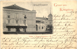 Gruss Aus Königsberg -Stadttheater - Ostpreussen