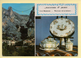 04. MOUSTIERS SAINTE-MARIE – Cité Médiévale / Berceau De La Faïence / 2 Vues (voir Scan Recto/verso) - Andere & Zonder Classificatie