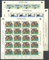 Denmark, 1979, Faroe Islands, International Year Of The Child, Sheet Of 20 Sets - Féroé (Iles)