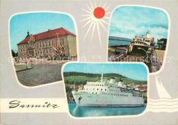 72996275 Sassnitz Ostseebad Ruegen Seemannsheim Faehrschiff Sassnitz Sassnitz Os - Sassnitz