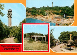 72996243 Petersberg Halle Fernsehturm Bergbad Pavillon HOG Waldschaenke Petersbe - Sonstige & Ohne Zuordnung