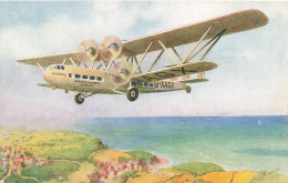 Aviation * Avion HANNIBAL * Imperial Airways London * CPA Illustrateur HOWARD - Andere & Zonder Classificatie