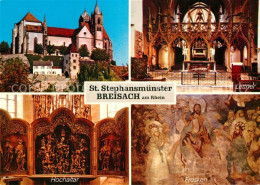 72995634 Breisach Rhein Sankt Stephansmuenster Hochaltar Fresken Lettner Breisac - Breisach