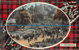 R077938 Castle Gardens. Dunoon. Macgregor. Tartan Series No. 4283. British Manuf - World