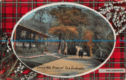 R077943 Central Walk. Pittencrief Park. Dunfermline. Macgregor. Tartan Series No - Monde