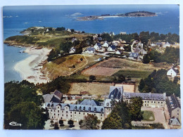 CP 22 Côte D'Armor - St Jacut De La Mer - L'Abbaye Et Vue Aérienne Sur La Pointe Du Chef - Saint-Jacut-de-la-Mer