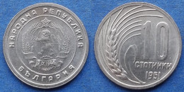 BULGARIA - 10 Stotinki 1951 KM# 53 Peoples Republic (1949-1989) - Edelweiss Coins - Bulgarie