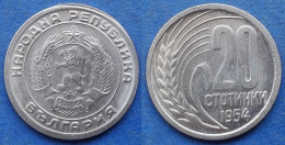 BULGARIA - 20 Stotinki 1954 KM# 55 Peoples Republic (1949-1989) - Edelweiss Coins - Bulgarie