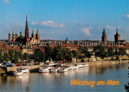 72993667 Wuerzburg Blick Auf Stadt Und Mainufer Wuerzburg - Würzburg