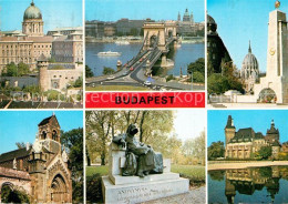 72993618 Budapest Stadtpanorama Donau Bruecke Denkmal Kirche Schloss Budapest - Hungary