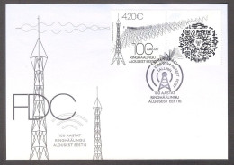 100th Anniv Of The First Radio Broadcast In Estonia 2024 MNH Stamp Sheet Of 10 Mi 1107 - Télécom