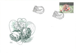 FDC 889 Czech Republic Flower Arrangement 2016 - Rozen