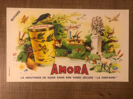 Buvard AMORA La Moutarde De Dijon - Levensmiddelen