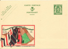 BELGIUM PPS 35C GREEN "SCEAU D'ETAT" SBEP 6 PUBLIBEL 274 CRI CRAC CRAVATTES UNUSED - Werbepostkarten