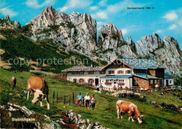 72990340 Aschau Chiemgau Steinlingalm Mit Kampenwand Kuehe Aschau Chiemgau - Other & Unclassified