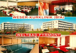 72989748 Bad Pyrmont Weser Kurklinik BfA Speisesaal Foyer Hallenbad Bad Pyrmont - Bad Pyrmont