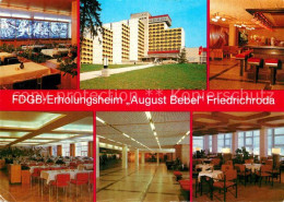 72989727 Friedrichroda Urlauberrestaurant Aug Bebel Heim Hallenbar Gr Speisesaal - Friedrichroda