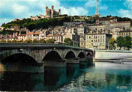 69 - Lyon - Pont Du Change - Colline De Fourvière - Flamme Postale - CPM - Voir Scans Recto-Verso - Autres & Non Classés