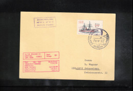 South Africa 1978 Antarctica - Ship AGULHAS - Marion Island Interesting Cover - Polar Ships & Icebreakers